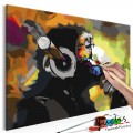 ArtGeist sp. z o o. Kifestő - Monkey In Headphones (Multi Colour)