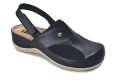 Leon Comfortstep Leon 913 fekete női bőr szandál 36-41
