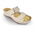 Leon Comfortstep Leon 905 bézs női bőr papucs 36-41