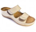 Leon Comfortstep Leon 904 bézs női bőr papucs 36-41