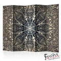 ArtGeist sp. z o o. Paraván - Feathers (Brown) II [Room Dividers]
