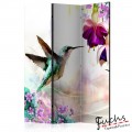 ArtGeist sp. z o o. Paraván - Hummingbirds and Flowers [Room Dividers]