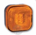 TruckerShop Helyzetjelző lámpa 12/24V (kocka) ledes, sárga