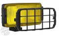 TruckerShop Ködfényszóró PÁR (téglalap) 180x86 mm sárga üveg, fekete ház+rács