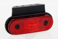 TruckerShop Helyzetjelző lámpa 12/24V (kerekített) ledes, piros+tartó