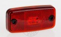 TruckerShop Helyzetjelző lámpa 12/24V (nagy téglalap) ledes, piros