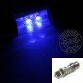 TruckerShop LED IZZÓ 24V SZOFITA 36mm KÉK