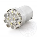 TruckerShop LED IZZÓ 12V BA15s 9 LED FEHÉR 5-10W