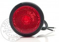 TruckerShop Helyzetjelző lámpa 12/24V (KRONE-PRIZMÁS) ledes PIROS