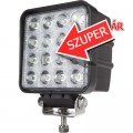 TruckerShop Munkalámpa 16 LED-es (110x110mm) terítő fény