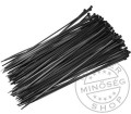 TruckerShop Kábel kötöző szett 100 db, 370x4,8 mm fekete