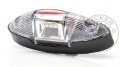 TruckerShop Szélességjelző lámpa 12/24V (ovál) LED piros-fehér