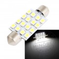 TruckerShop LED IZZÓ 12V SZOFITA 16 smd LED 41mm FEHÉR
