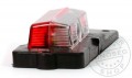 TruckerShop Szélességjelző lámpa IZZÓS piros-fehér+tartófül