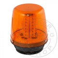 TruckerShop LED sárga villogó 12/24V mágneses vákumtalpas