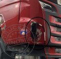 TruckerShop Scania inox szellőző dísz párban RÁCSOS