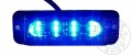 TruckerShop 4 POWER LED-es kék villogó modul 12/24V