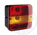 TruckerShop Zetor hátsó lámpa átlátszó (14x14cm)