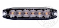 TruckerShop 6 POWER LED-es SLIM sárga villogó modul 12/24V