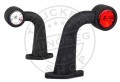TruckerShop Foncsoros LED gumilámpa 12/24V nagy derékszögű led (P/F) BAL