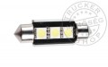 TruckerShop LED IZZÓ 12V SZOFITA 3 smd LED 36mm FEHÉR CANBUS