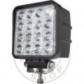 TruckerShop Munkalámpa 16 LED-es (110x110mm) szúró fény