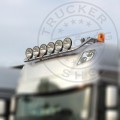 TruckerShop DAF XF105/ Euro6 Megaspace inox tetőkonzol magas fülke