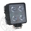 TruckerShop Munkalámpa 4 LED-es (115x115mm) 40W terítő fény