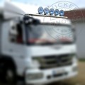 TruckerShop Mercedes Atego inox tetőkonzol rövid
