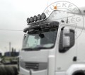 TruckerShop Renault Premium inox tetőkonzol szögletes