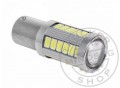 TruckerShop LED IZZÓ 12V BA15s 33SMD FEHÉR 21W CANBUS