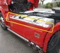 TruckerShop Scania inox oldalspoiler díszcsík szett