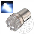 TruckerShop LED IZZÓ 24V BA15s 9 LED FEHÉR