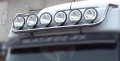 TruckerShop Mercedes Axor inox tetőkonzol RÖVID
