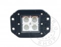 TruckerShop Beépíthető munkalámpa 4 CREE LED-es (122x92mm) terítő fény