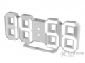 SOMOGYI Home LTC 04, 3D LED digitális ébresztőóra, fehér