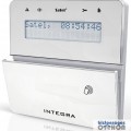 Satel INT-KLFR-WSW LCD kezelő INTEGRA központokhoz, kártyaolvasóval és lenyíló billentyűzetvédővel