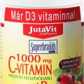 JutaVit C-Vitamin+D3 1000 mg csipkebogyó kivonattal, 45 tabletta