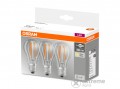 Ledvance Osram Base átlátszó üveg búra/7W/806lm/2700K/E27/dobozos LED körte izzó 3 db