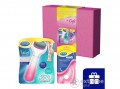 SCHOLL Velvet Smooth talpreszelő gyémántkristályos utántöltővel + GelActive talpbetét, nőknek