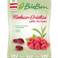 BioBon -PEZ Málnás-zöldteás Bio Töltött Cukorka, 100 g