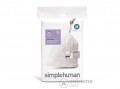 SIMPLEHUMAN CW0174 N-típusú egyedi méretezésű szemetes zsák újratöltő csomag (20 db)