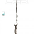 EGLO 91432 VINOVO E27 sötétbarna, fehér 36,5 cm