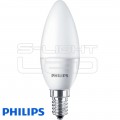 Philips LED E14 5.5W CorePro LEDcandle ND 5.5-40W E14 840 B35 FR 470lm 4000K gyertya opál 8718696543566