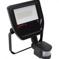Osram LEDVANCE FLOODLIGHT LED SENSOR 20W 2000lm 4000K IP65 reflektor fekete mozgásérzékelős