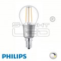 Philips LED E14 4.5W CLA LEDLUSTER D 4.5-40W P45 827 CL FILAMENT dimmelhető