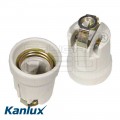 Kanlux HLDR E27-D porcelán foglalat talpas rögzítővel /2162/