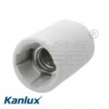 Kanlux HLDR E14 porcelán foglalat talpas rögzítővel /2170/