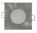 Greenlux LED beépíthető lámpa négyszögletes Ezüst keret 5W Természetes fehér Kültéri