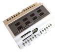 Satel INTORS 35 mm-es DIN-RAIL sínre szerelhető kimenti bővítő, INTEGRA, VERSA és CA64P riasztóközponthoz